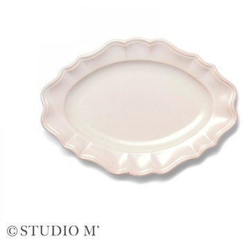 STUDIO M マノワ 200オーバルプレート 白 cotta