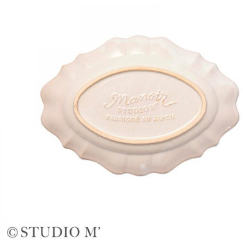 STUDIO M マノワ 200オーバルプレート 白 cotta
