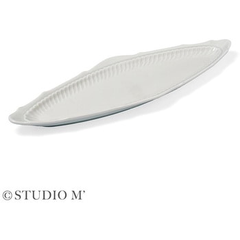 STUDIO M クラポティ オーバルプレート ブルーグレー - cotta