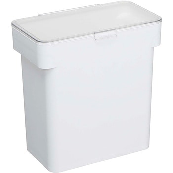 Tower 密閉 袋ごと米びつ 5kg 計量カップ付 ホワイト cotta