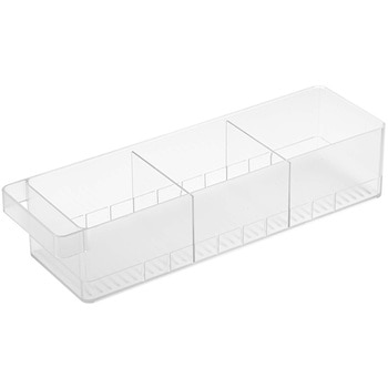 Tower 冷蔵庫中収納ケース 仕切り付 ホワイト cotta