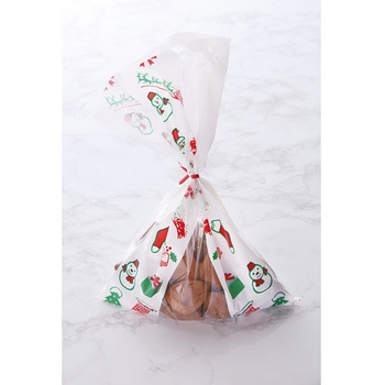 パン袋 クリスマス小袋 200×320mm cotta