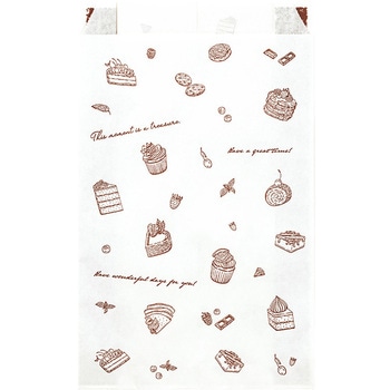 クラフトバッグ M スイーツ/ホワイト(100枚) cotta