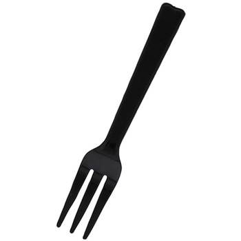 プラフォーク 12cm 黒 バラ(100本入) cotta