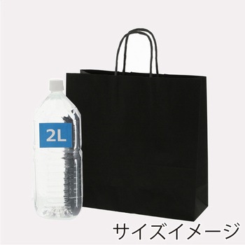 25チャームバッグ 黒無地 cotta