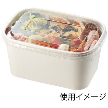 未晒・晒フードカップ用透明蓋PP 長角 cotta