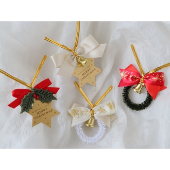 cotta ラッピングタグ クリスマスリースB cotta