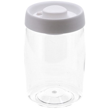 PUSH 空気が抜けるキャニスター 1200ml cotta