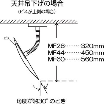 MF60 丸ミラー(MFシリーズ) 1個 コミー 【通販サイトMonotaRO】