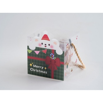 ギフト箱 クリスマスキューブ 白くま - cotta