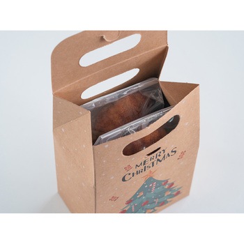 手提げギフト箱 クリスマスクラフト ツリー cotta