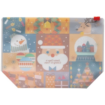 スライド底マチ袋 クラシッククリスマス cotta