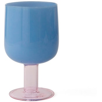 amabro ツートーンワイングラス (ブルー×ピンク) cotta