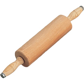 木製ローラー式めん棒 90×300mm cotta