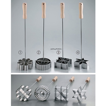 フルール /ローゼンキッフェリ型 スクウェアフラワー cotta