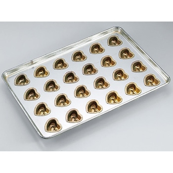 シリコン加工 ダブルハート型天板 24面 cotta