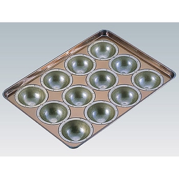 シリコン加工 カステラボール型天板 12面 cotta