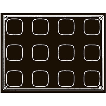 パボフレックス PX4343 スクエア 12ヶ取 cotta