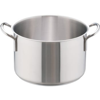 ムラノ インダクション18-8半寸胴鍋(蓋無)24cm cotta