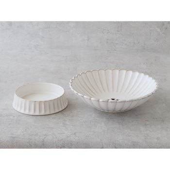 cotta 水切り穴付きコンポート皿 アンティーク (20cm) cotta