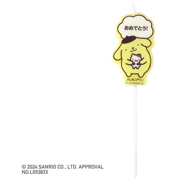 サンリオキャラクターズ キャンドル ポムポムプリン cotta
