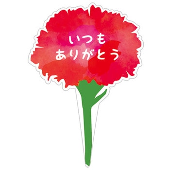 ケーキピック いつもありがとうカーネーション cotta