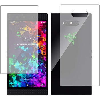 液晶保護フィルム Razer Phone 2 両面セット高硬度9H ブルーライトカット メディアフューチャー