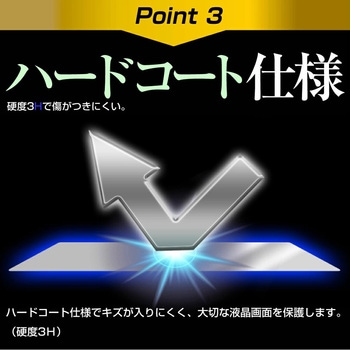 液晶保護フィルム 蔵衛門 Pad DX(KP09-DG KP09-DGLTE)反射防止 メディアフューチャー