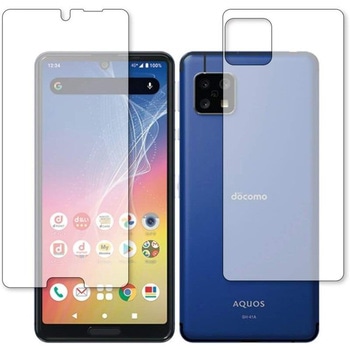液晶保護フィルム シャープ AQUOS sense4 (SH-41A) 両面ブルーライトカット(反射防止) メディアフューチャー