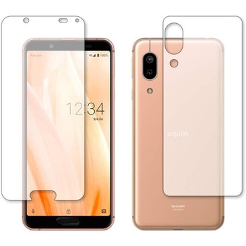 液晶保護フィルム シャープ AQUOS sense3 lite SH-RM12 両面セットブルーライトカット(反射防止) メディアフューチャー