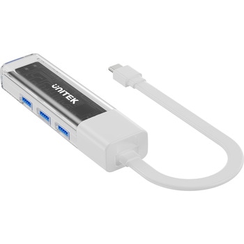 Bi-Directional Hub with Detachable Cable、White - UNITEK