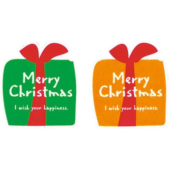 cotta シール クリスマスプレゼントBOX (2色×5片) cotta