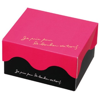 FS ヌーベルバーグBOX 小 ピンク/ブラック cotta