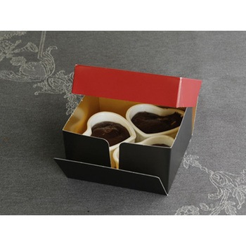 ガトーショコラBOX 2トーンレッド(金台紙付) cotta