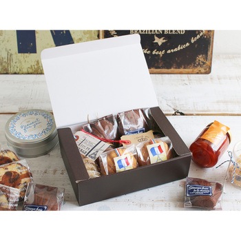 お好みBOX 長方 茶 cotta
