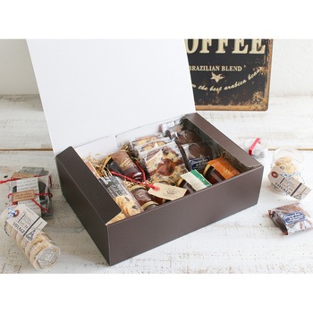 お好みBOX 長方 茶 cotta