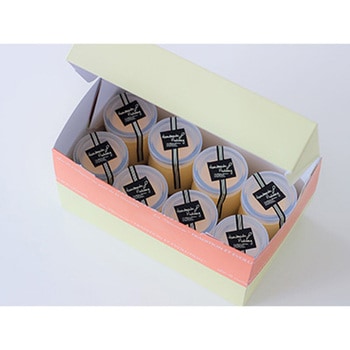 cotta プリン用帯シール 四角(ブラック) cotta