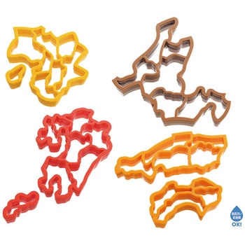 ケンミンクッキー型全国セット - cotta
