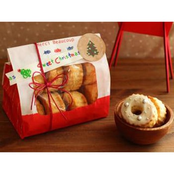 クリスマスラウンドシール ツリー cotta