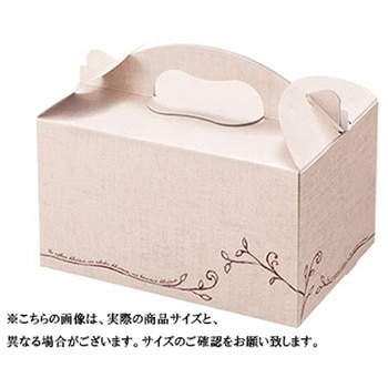 ケーキ箱 アーチキャリー105 リネン 12×18 cotta
