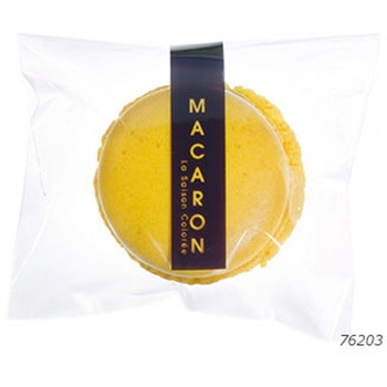 題字シール マカロン角黒 cotta