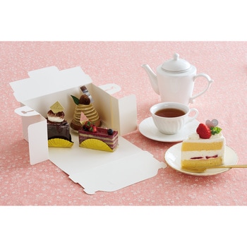 cotta ケーキ箱 手提トップオープンNC 4×6 cotta
