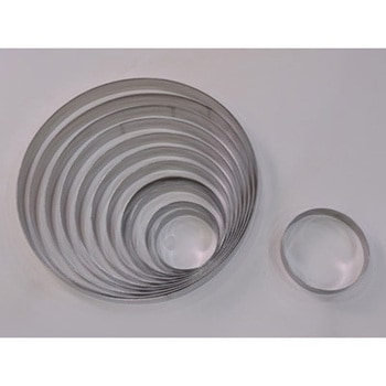18-8 ステンレスタルトリング 8cm cotta