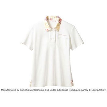LAURA ASHLEY ニットシャツ LW202-12(オフホワイト/アメリ ピンク) S cotta