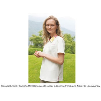 LAURA ASHLEY ニットシャツLW202-12(オフホワイト/アメリ ピンク) LL cotta