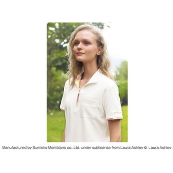 LAURA ASHLEY ニットシャツ LW203-12(オフホワイト/アメリ ピンク) M - cotta