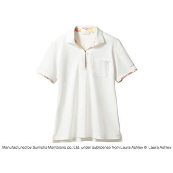 LAURA ASHLEY ニットシャツ LW203-12(オフホワイト/アメリ ピンク) L cotta
