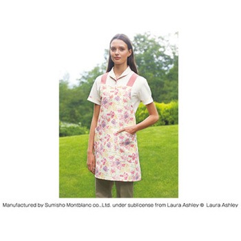 LAURA ASHLEY エプロン LW503-26(アメリ ピンク/ローズ) cotta