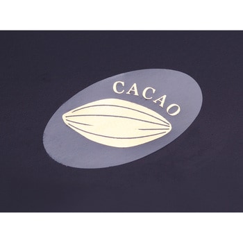 F 透明楕円シール(カカオ) cotta