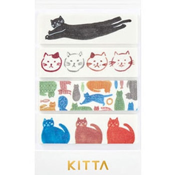 マスキングテープ KITTA ネコ cotta